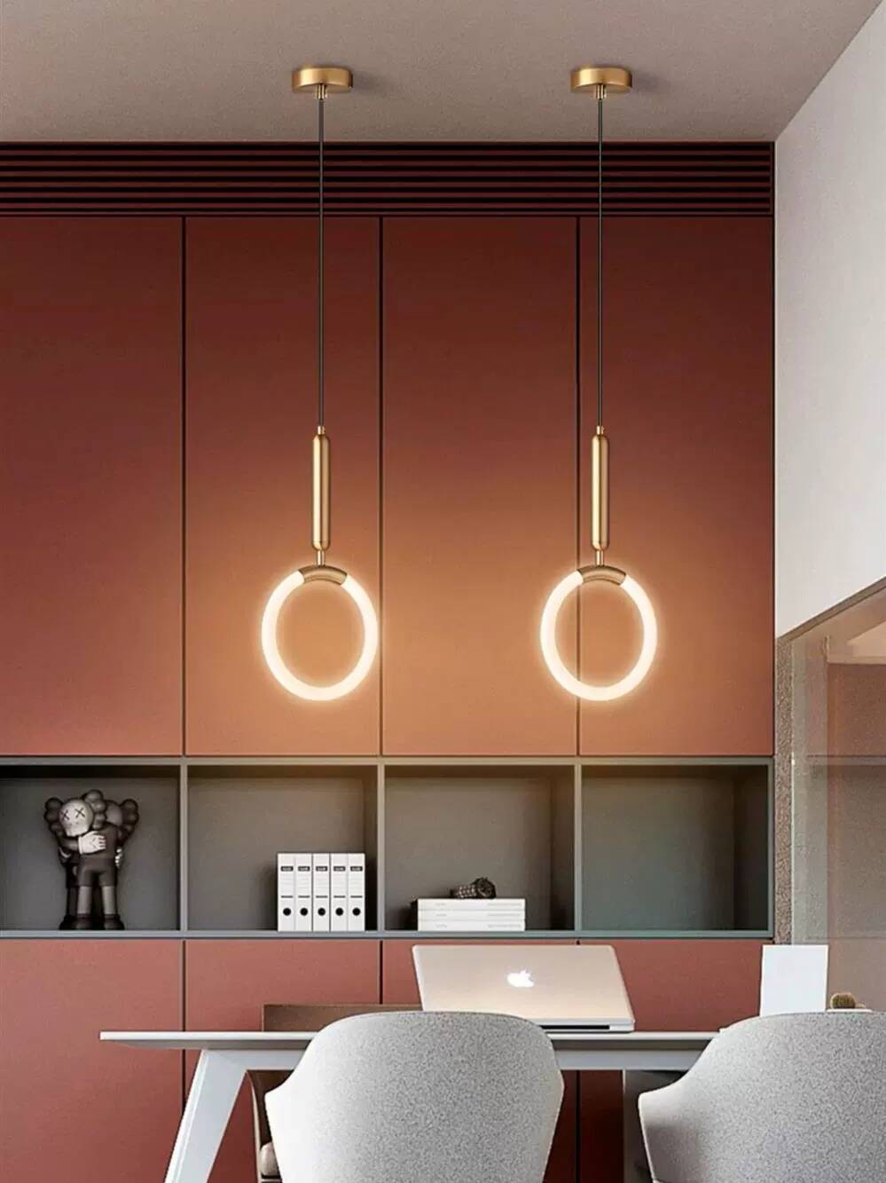 Nordic Luxury Chandelier Ceiling Lights Drop Hanging LED Pendant Light ...