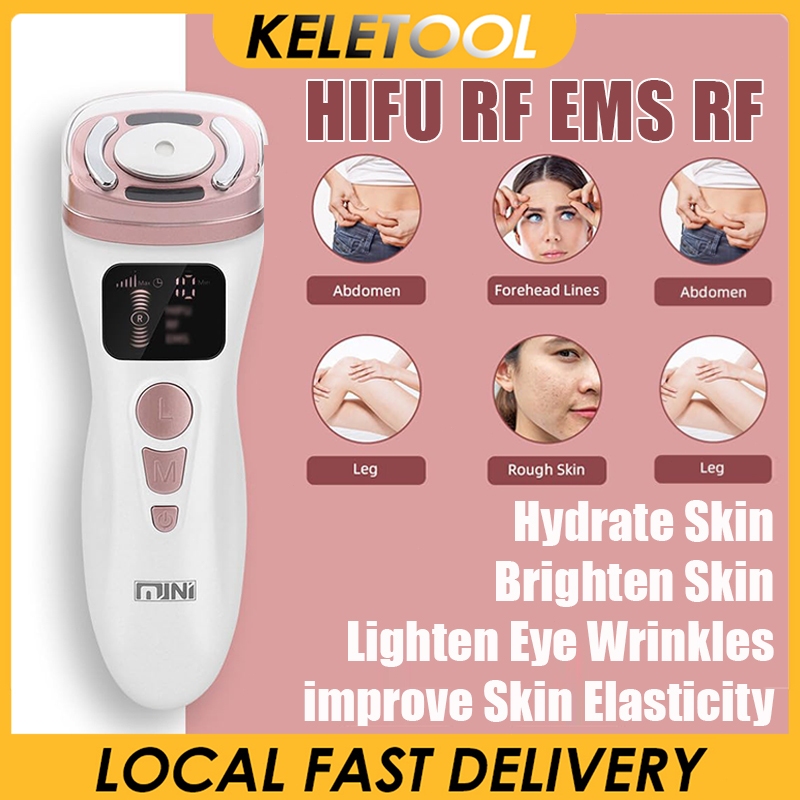 Mini Hifu EMS Beauty Instrument V Face Skin Lifting Tightening Skin ...
