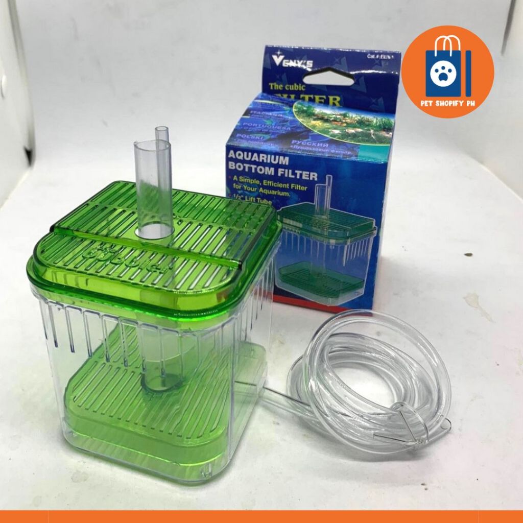 Aquarium Tank Cubic Bottom Filter BF1 Lift Tube with Hose | Shopee ...