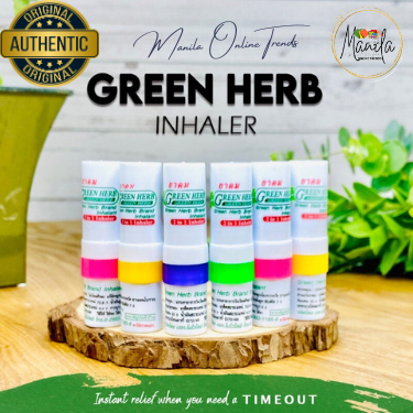 Green Herb 2in1 Inhaler - Authentic from Thailand Good Item | Shopee ...