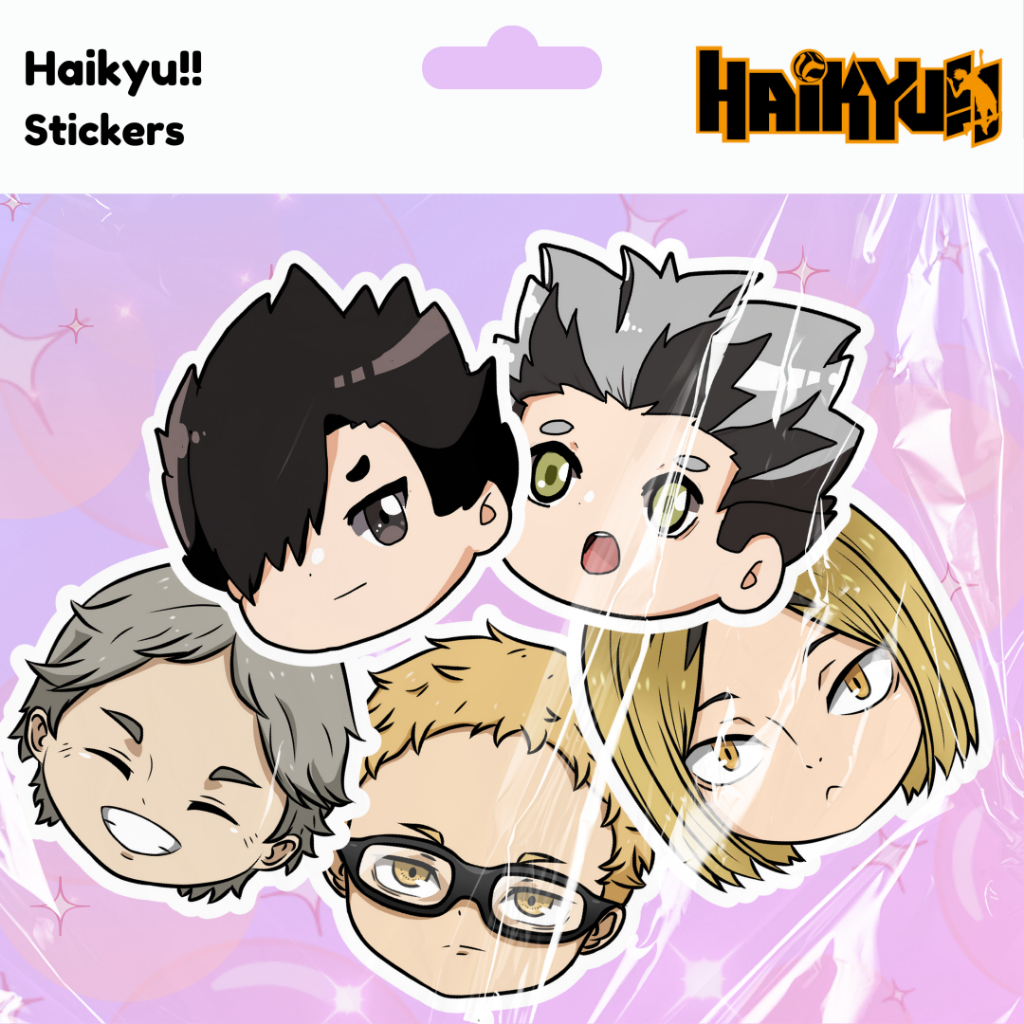 Haikyuu! [waterproof vinyl stickers] Set 1/11 - Anime/Manga | Shopee ...