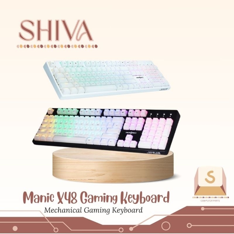Wizmax Manic X48 Gaming Keyboard | Shiva Shop | Shopee Philippines