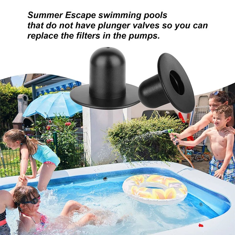 Inflatable Swimming Pool Plugs Waterbed Filter Pump Hole Drainer Plug ...