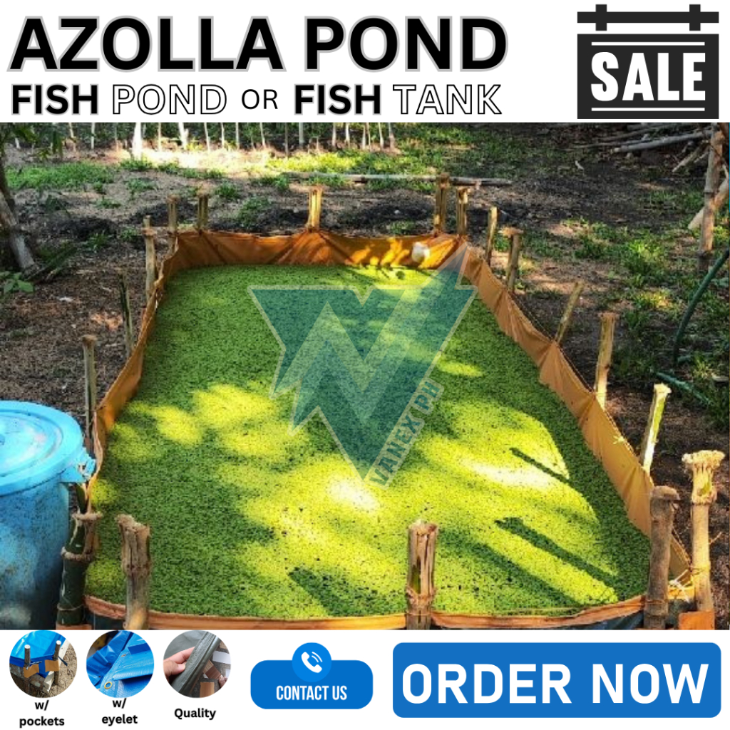 2X6X2Feet 1pc Azolla Pond Trapond Fish Pond Tolda Trapal Tolda ...
