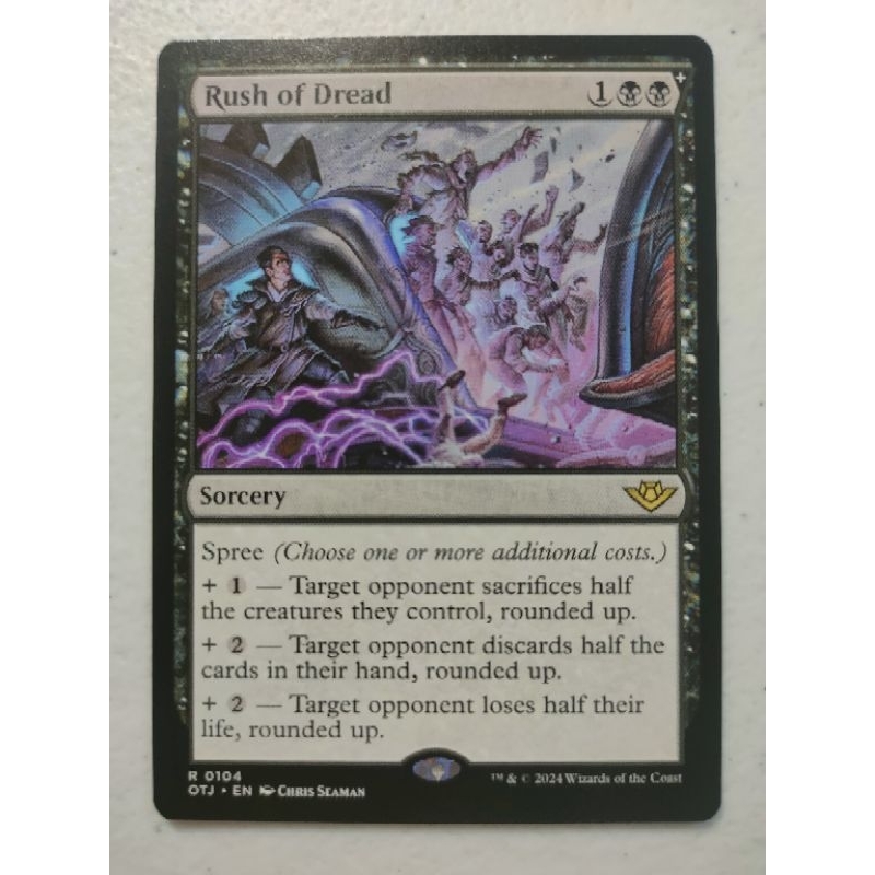 MTG - Rush of Dread - OTJ | Shopee Philippines