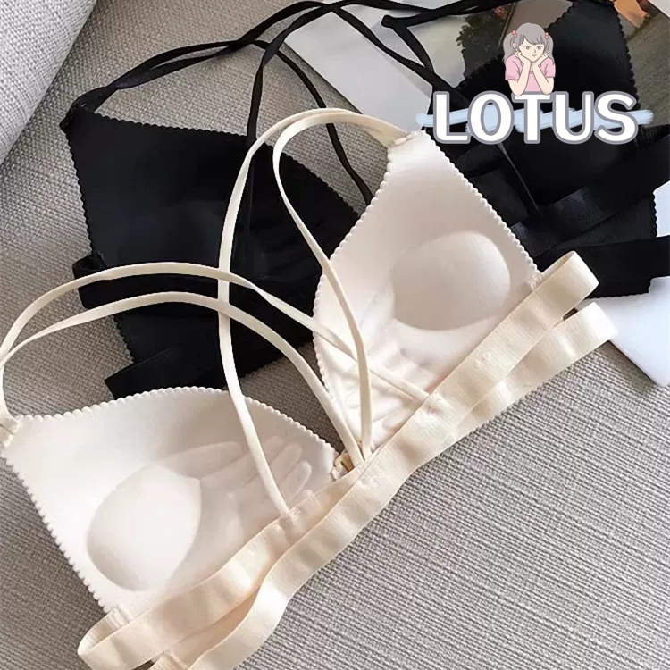 LOTUS BUY 1 TAKE 1 Seamless Bra Front Lock Buckle Padded Push Up ...