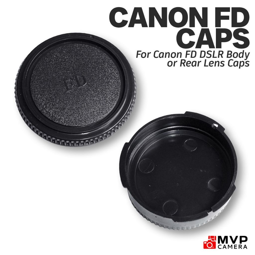 Canon FD Rear Lens Cap SLR Body Cap or SET MVP CAMERA | Shopee Philippines