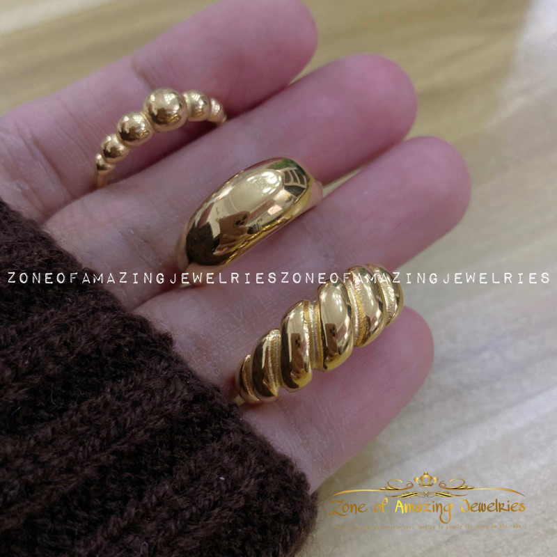 zoaj.ph Dome Ring, Bubble Ring, Croissant Ring Premium Quality ...