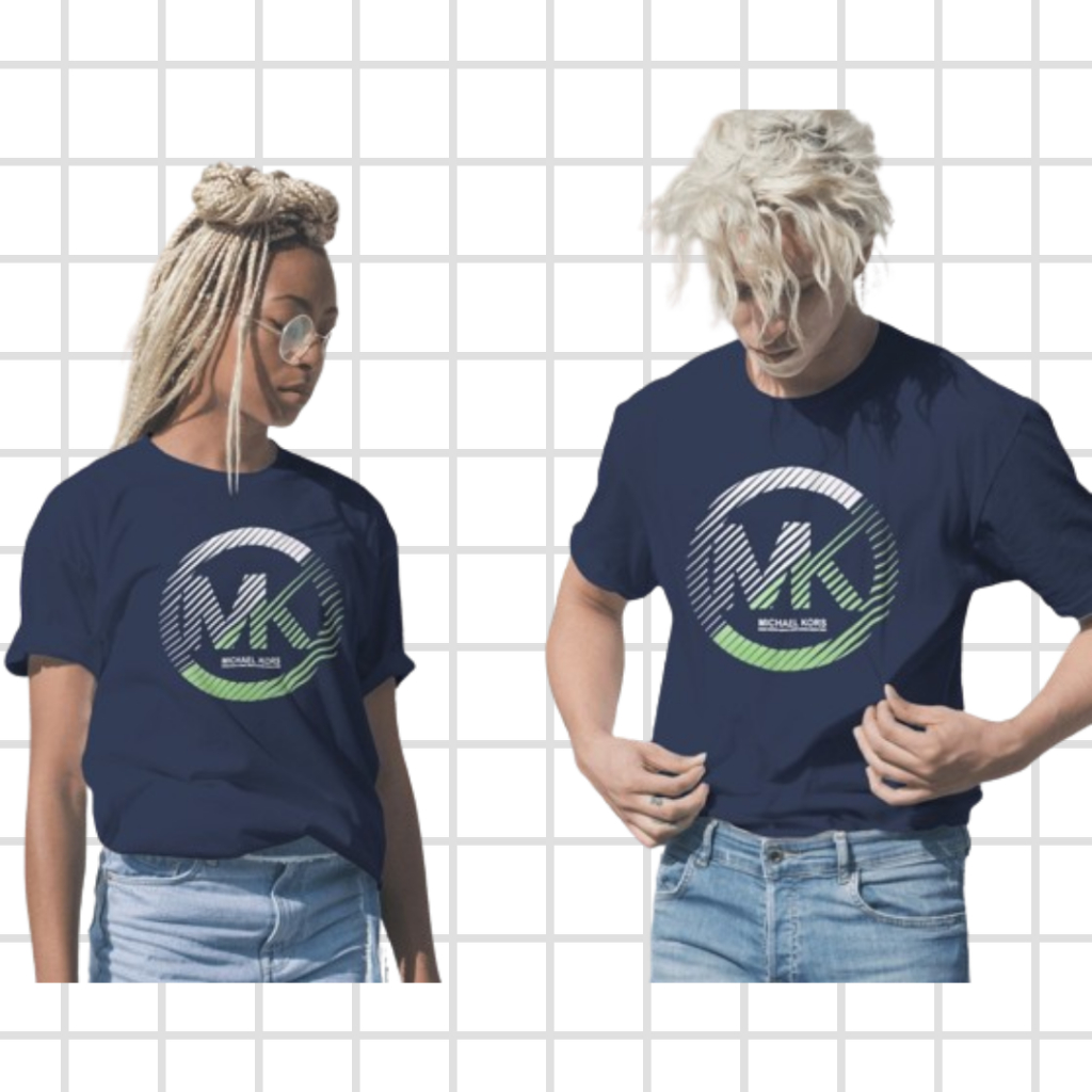 MK Line with Circle Logo T-shirt | Shopee Philippines