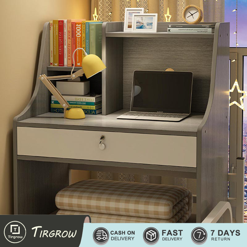Bed desk dormitory home simple space saving multi-functional storage ...