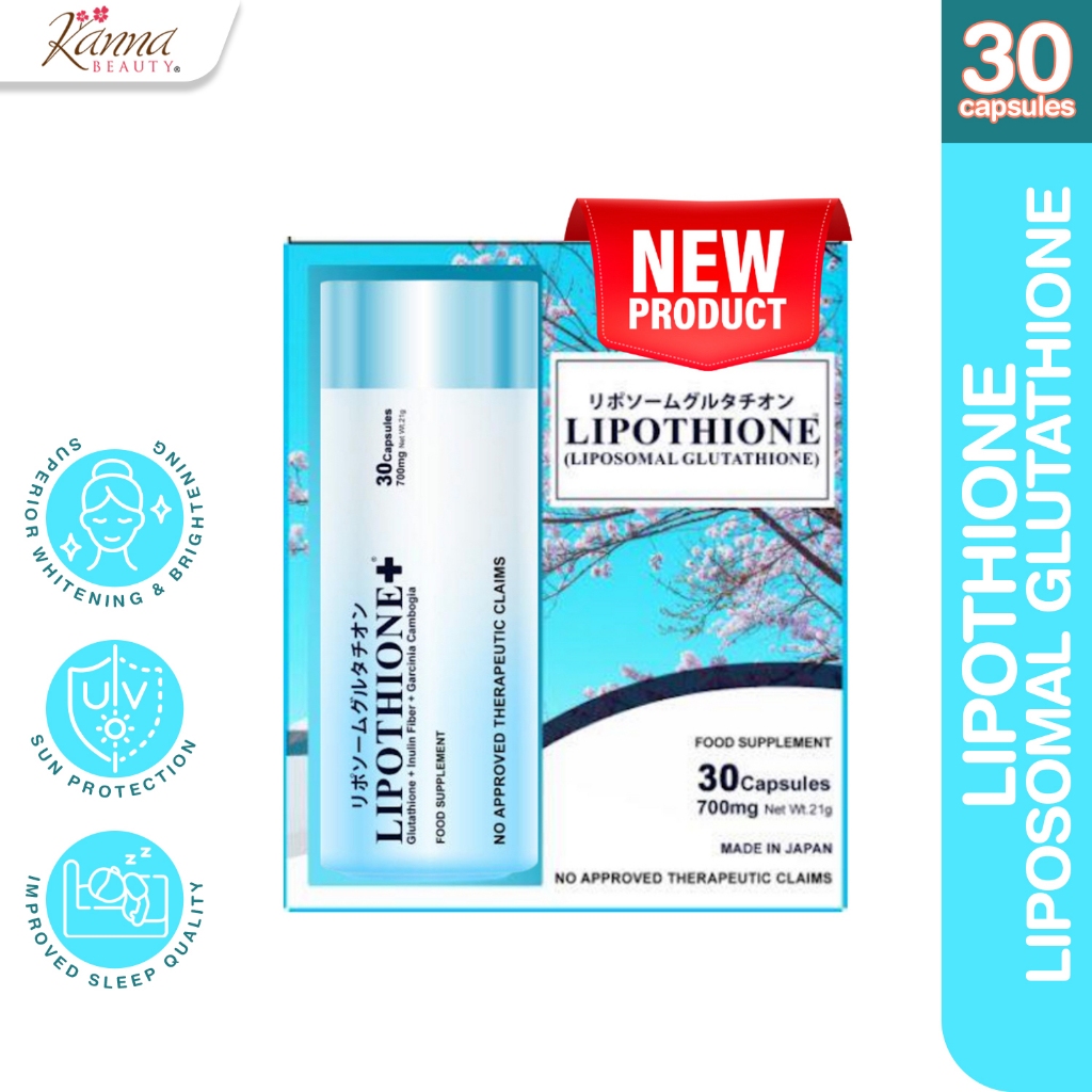 Lipothione Liposomal Glutathione | 30 Capsules x 700mg | Shopee Philippines