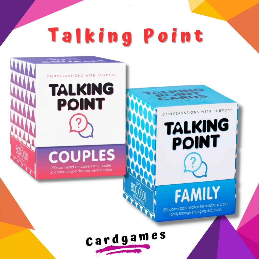 Talking Point Cards Couples Family Coonversation With Purpose Card Game ...
