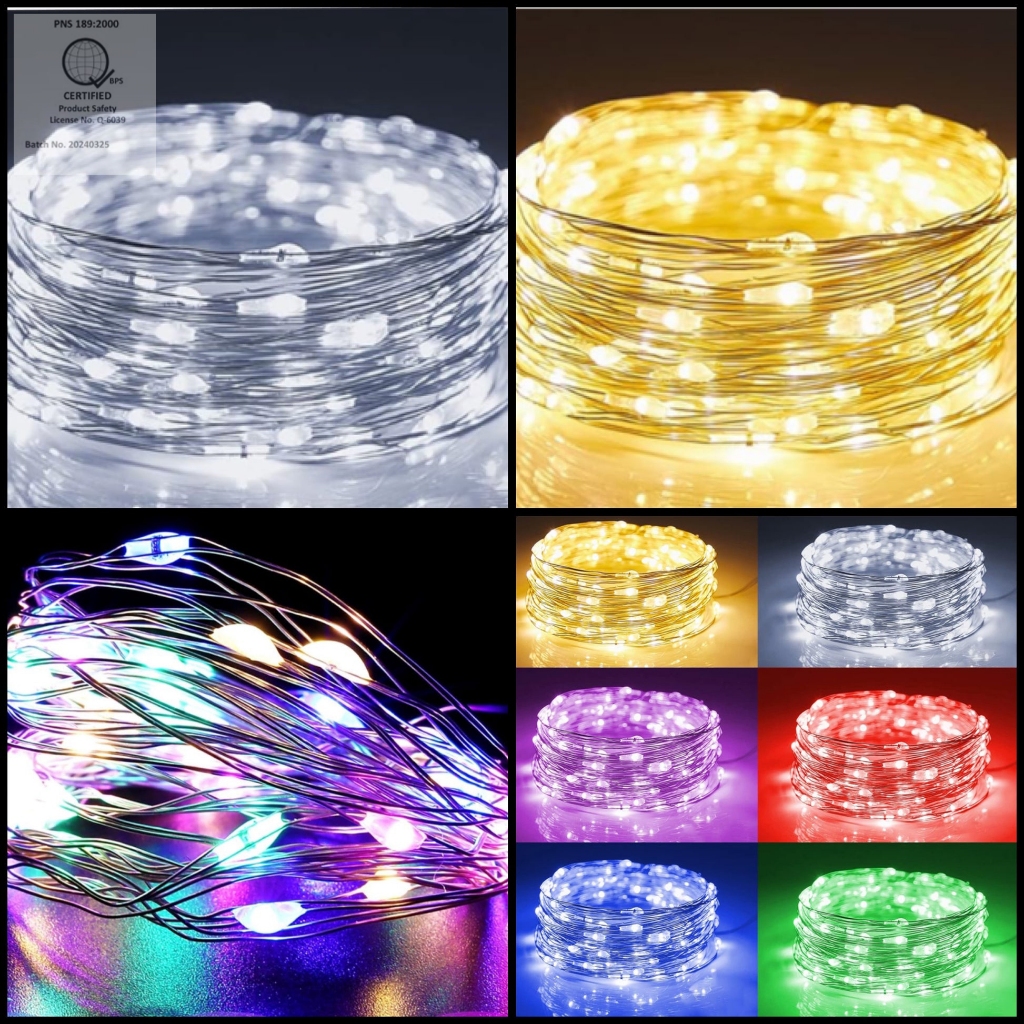 Battery Operated String Lights Fairy Lights Mini 3Meters 30 LED Cooper ...