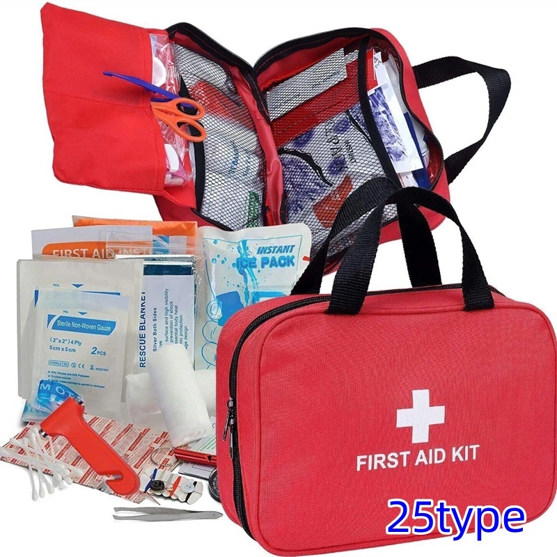 25 types of earthquake rescue kits， portable large emergency kits ...