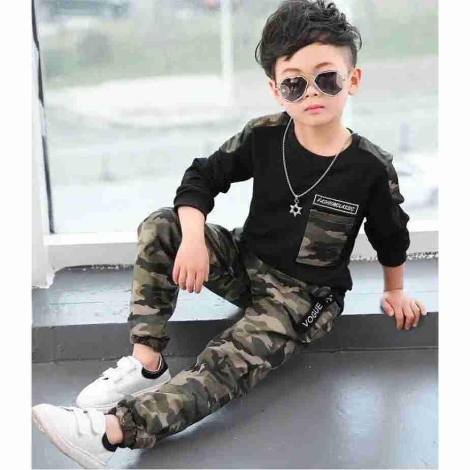 KIDS TEENS ARMY FATIGUE CAMOUFLAGE PANTS JOGGER 1 12 YEARS Shopee Philippines