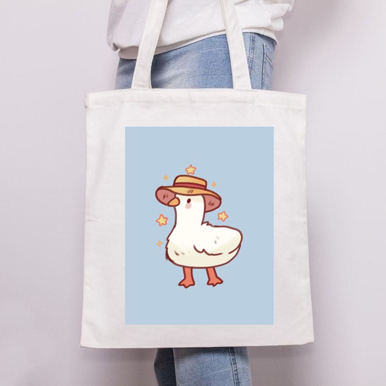 COD AFFORDABLE AND HIGH QUALITY KATSA TOTE BAGS DUCK PRINT Shopee Philippines