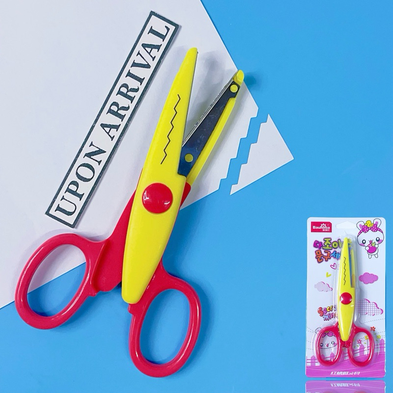 DIY Safety Lace Scissors Colorful Decorative Paper Edge Craft ...