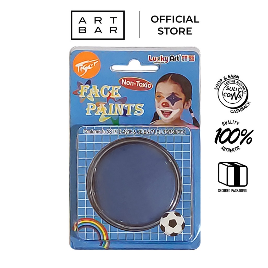 Lucky Art Face Paint Fsl1P Blue Metallic Art Bar Shopee Philippines