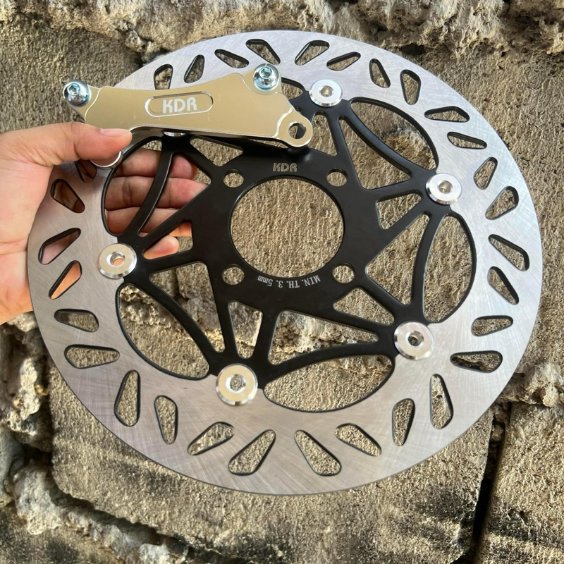 DISC PLATE WITH BRACKET 4HOLES 260MM FOR HONDA CLICK/BEAT/SCOOPY/GENIO ...