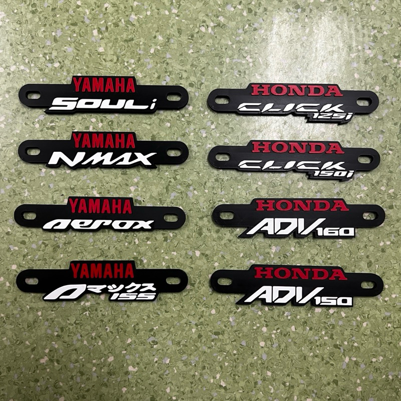 Themed Motorcycle Plate Badge Tags – Perfect fori Bikes custom | Shopee ...