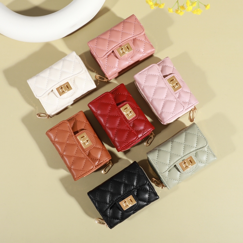 INS HOT Multi -Fold Women Wallet Cute Delicacy Foldable Multi Card Case ...