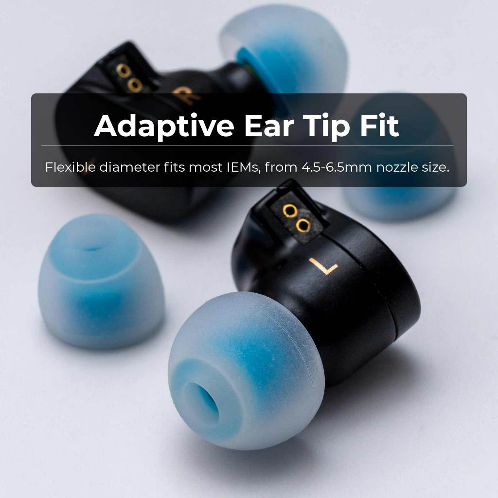 Tic Tech Toe ET1 Earphone Tips Soft Silicone Upgrade Replacement IEM 3 ...
