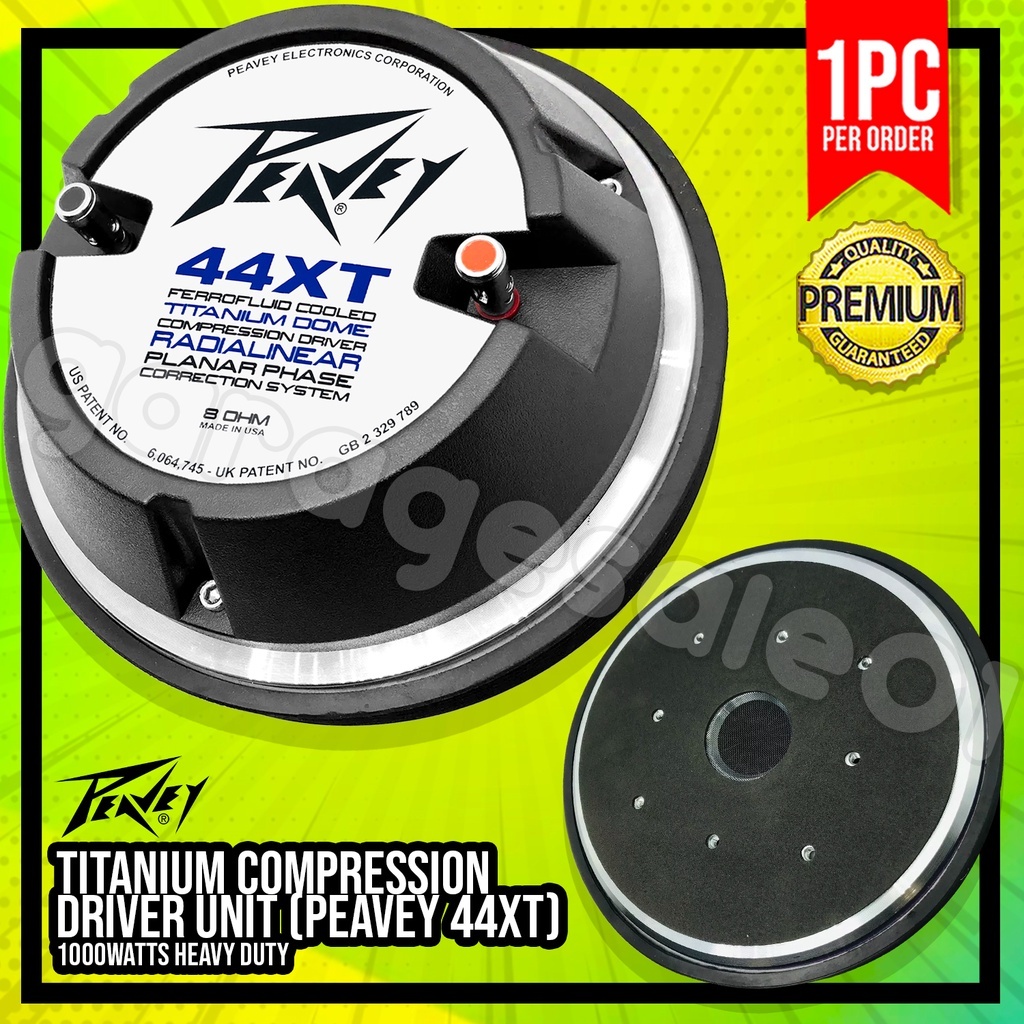GS10 Peavey 44XT Titanium Compression Driver Unit 1000W Heavy Duty SALE ...