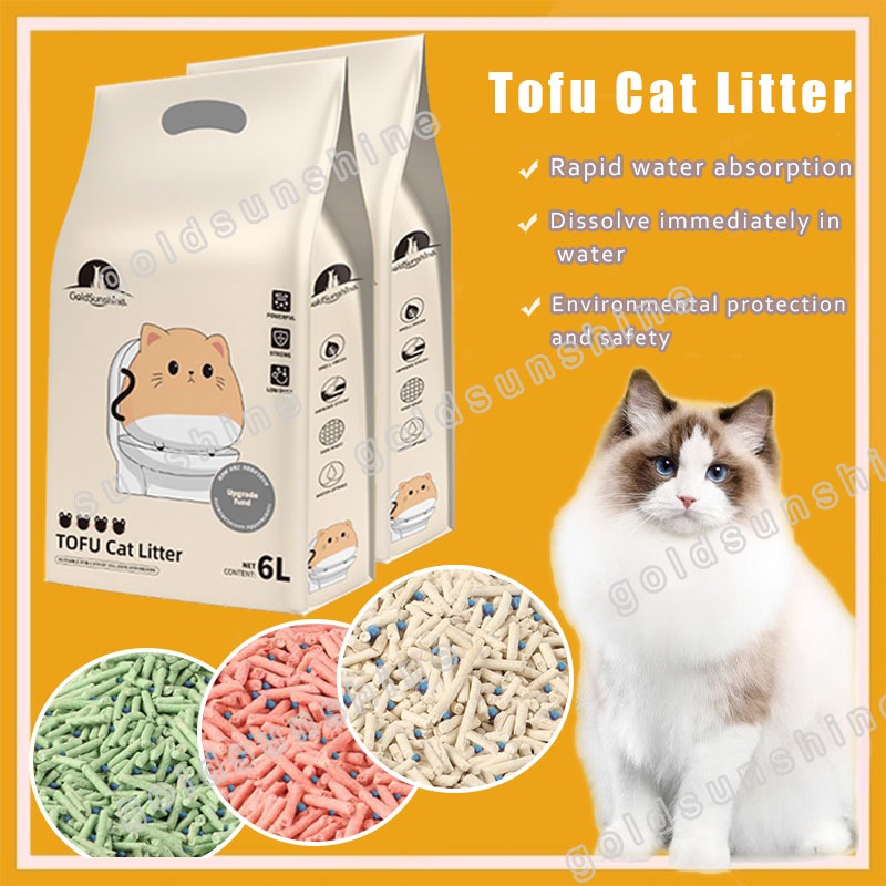 Curated visual reference: Tofu Cat Litter Food Grade Plant Cat Litter Sand 6L Photo Inspiration