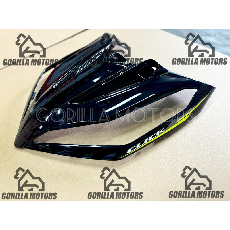 FRONT COVER METALLIC BLACK FOR HONDA CLICK V3/V4 2024 | Shopee Philippines