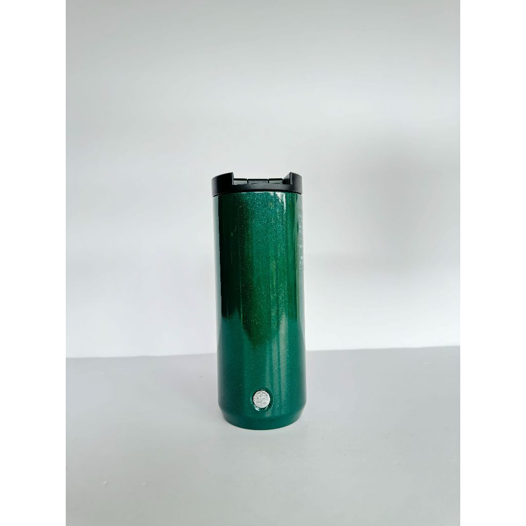 Starbucks Metallic Dark Green 12oz Stainless Steel Vacuum Insulated ...