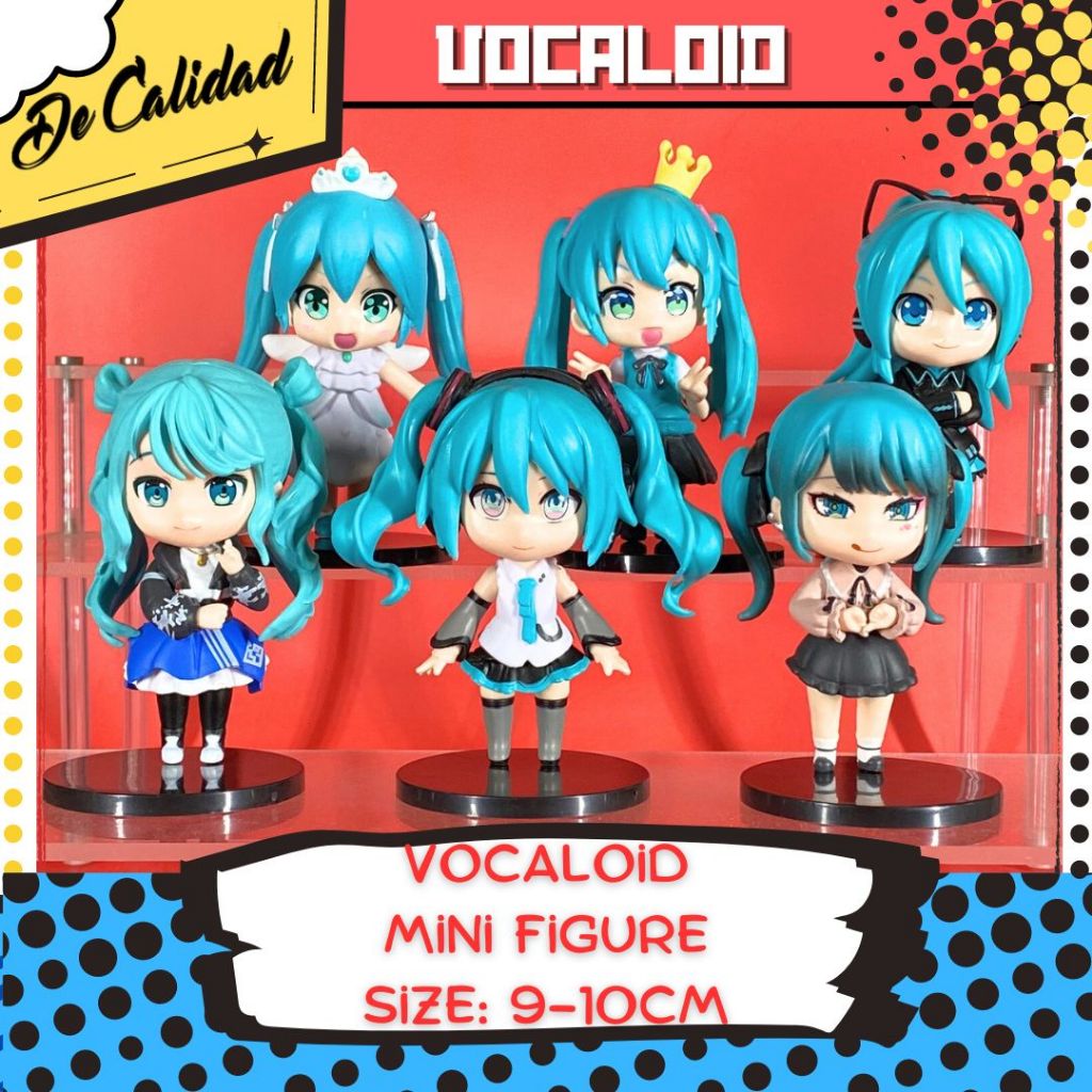 Vocaloid Hatsune Miku Luka Meiko Rin Len Kaito Gumi Mini Figure ...