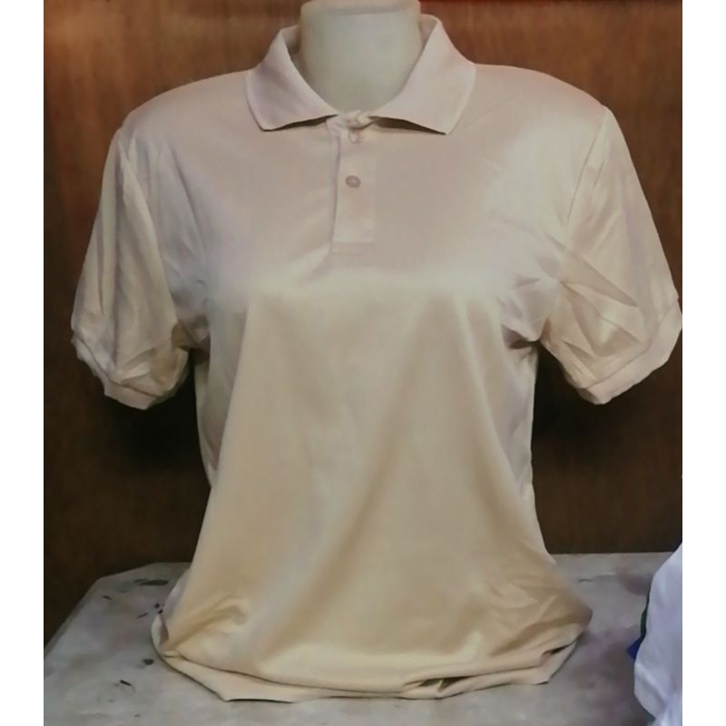 KHAKI/BEIGE POLO DRIFIT PLAIN UNISEX Shopee Philippines