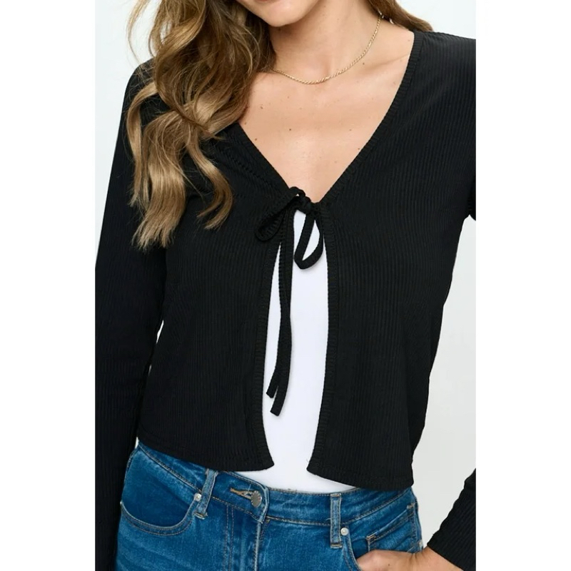 Cardigan Sweaters Tie Front Cardigan H&m H&M Divided Womens