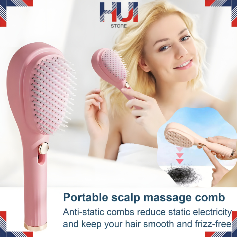 Telescopic Magic Comb For Household Scalp Cleaning Anti Static Portable ...