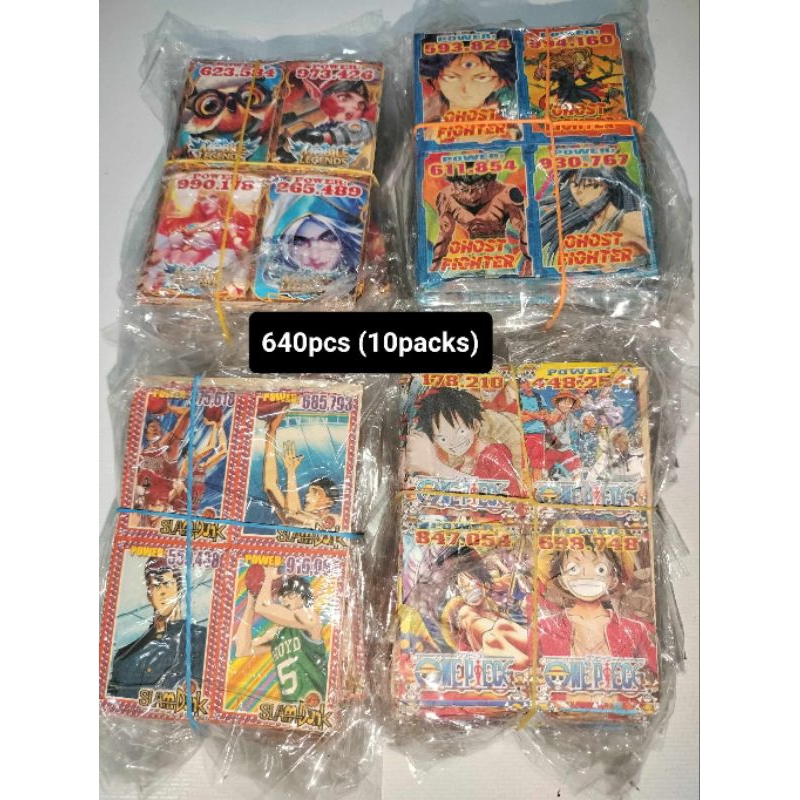 teks anime / cartoons 1bundle (640pcs) slamdunk , ghost fighter ...