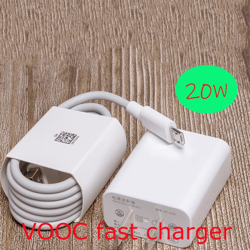 Charger 100% Original Fast Charger 20W Micro USB+Type-C Cable Adapter ...