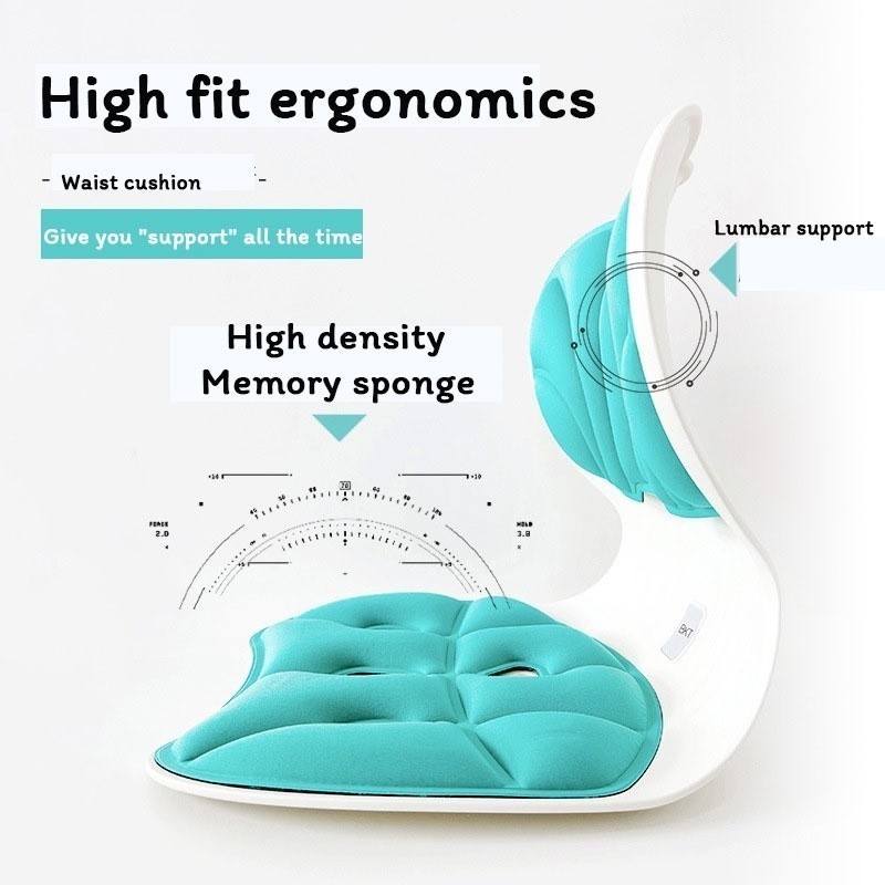 Posture Corrector Chair Lumbar Back Support Curable Chair Office Seat ...