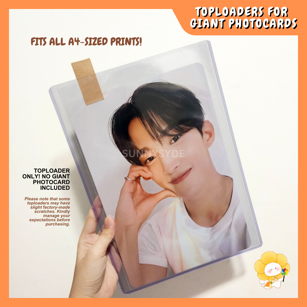 BIG TOPLOADERS for Gigantic Giant Photocards [PREORDER] Shopee