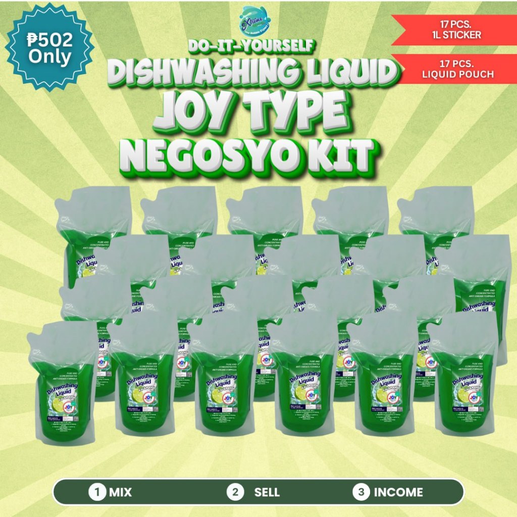 EXTREME BLOOMS - NEGOSYO BUNDLE JHOY TYPE DISHWASHING LIQUID KIT 17 ...