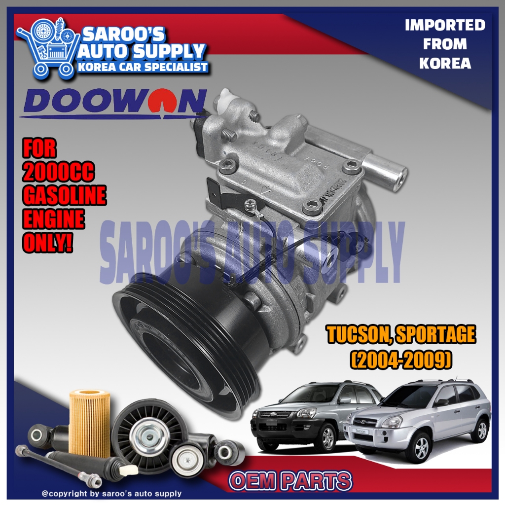 [Beta] Aircon Compressor For Tucson (0409), Sportage (0409) , GAS