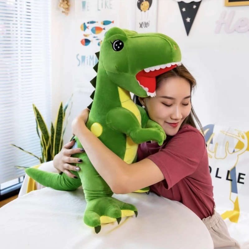 Timi Dinosaur Doll Animal Cute Cartoon Stuffed Plush Toy Pillow For ...
