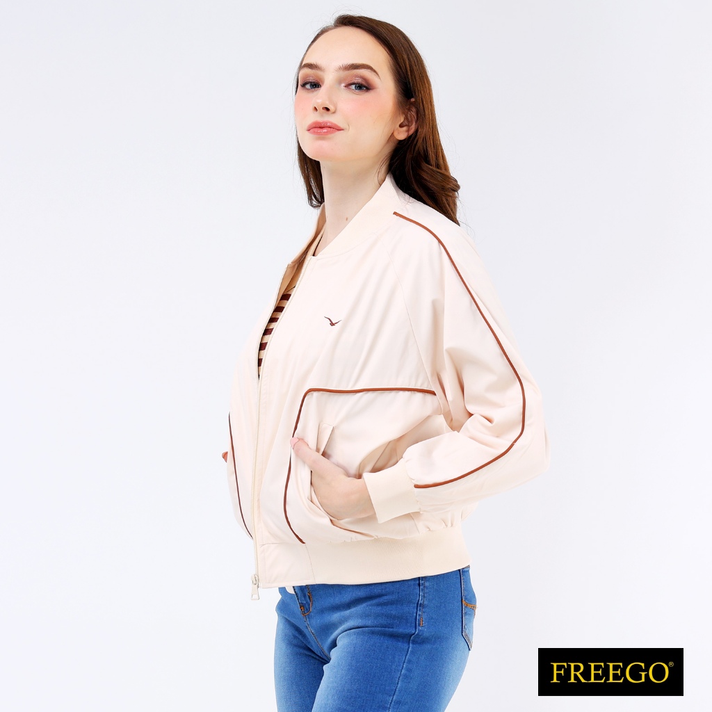 Freego Ladies Bomber Jacket APT10-0039 | Shopee Philippines
