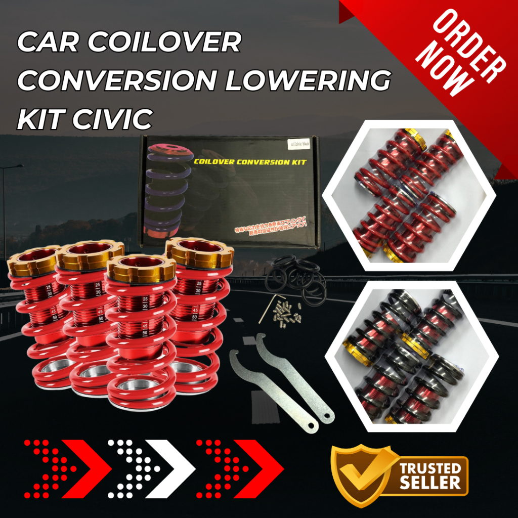 Adjustable CoiloverSleeves Spring Lowering Kit High Quality Coil Over ...