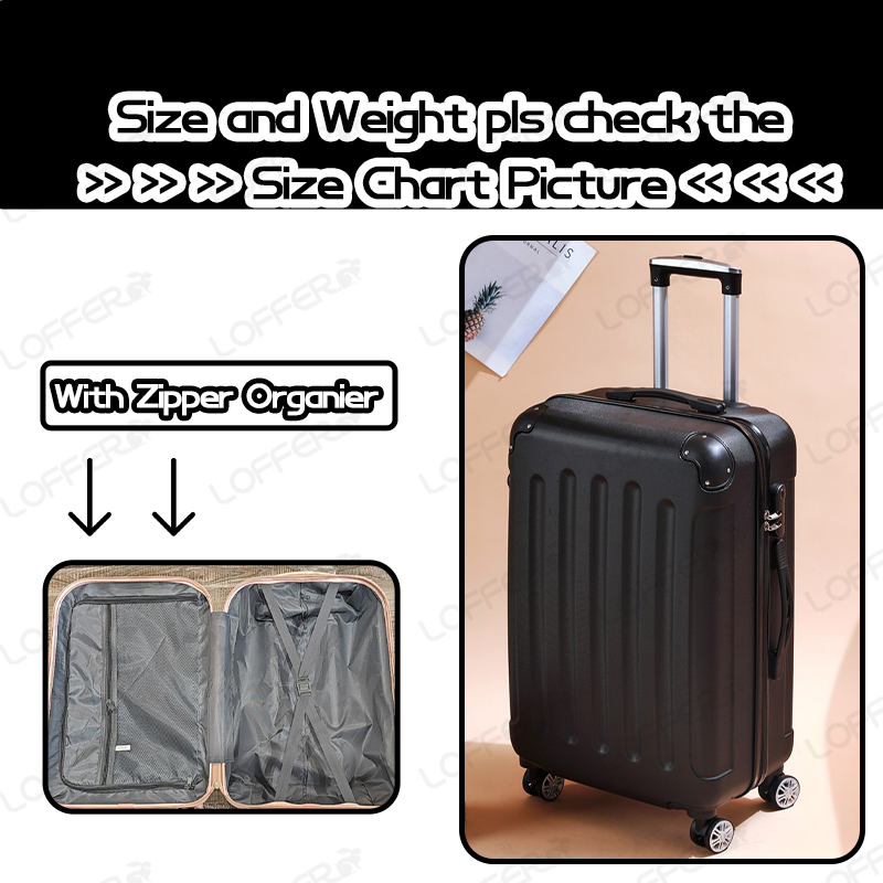 25 KG Luggage travel bag built in organizer Hand Carry universal wheel maleta travel bag Shopee Philippines