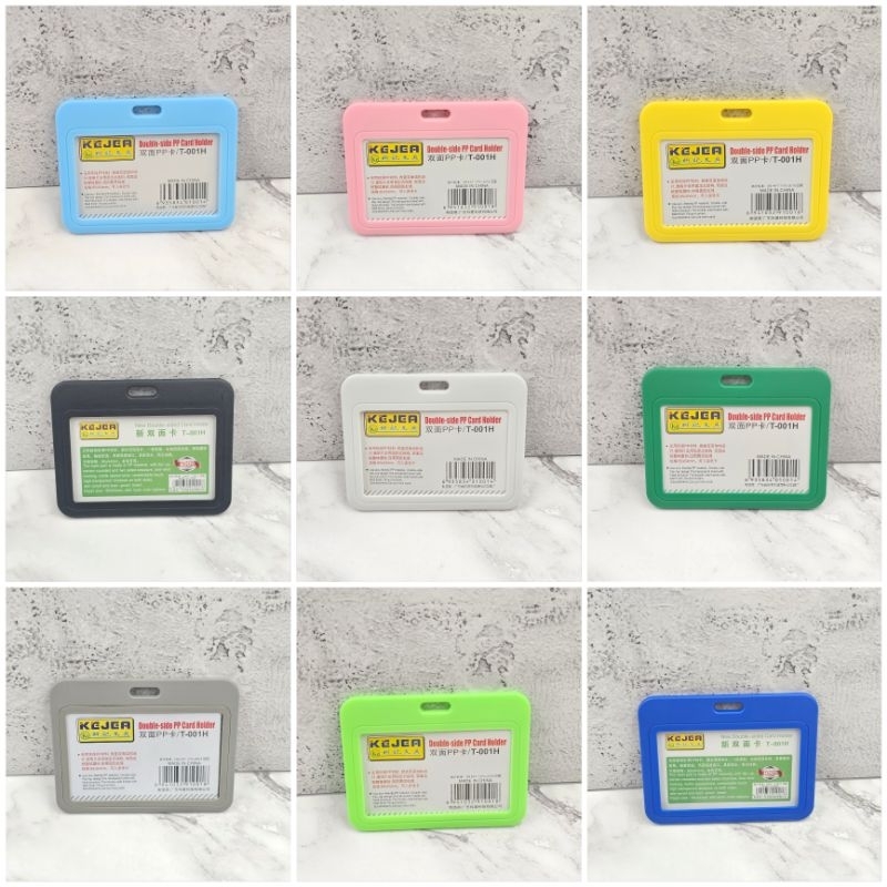 Horizontal Id card case 86x54mm I'd protector ATM card holder | Shopee ...