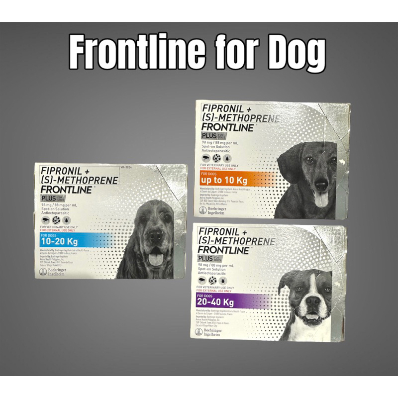 Frontline For Dog ( Sold per Box & per Piece ) Shopee Philippines