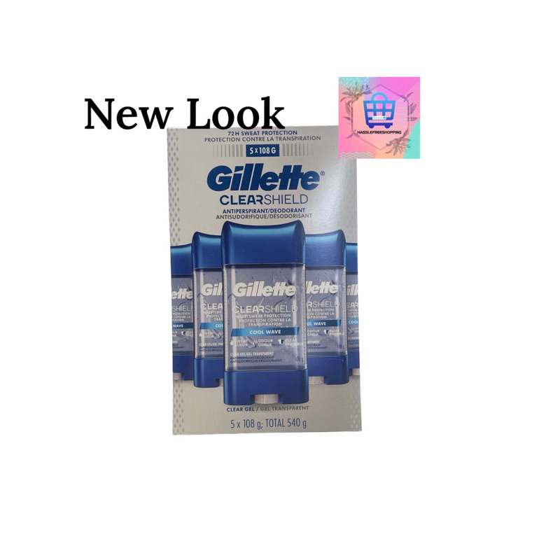 Gillette Deodorant,(108g x 5pcs) Shopee Philippines