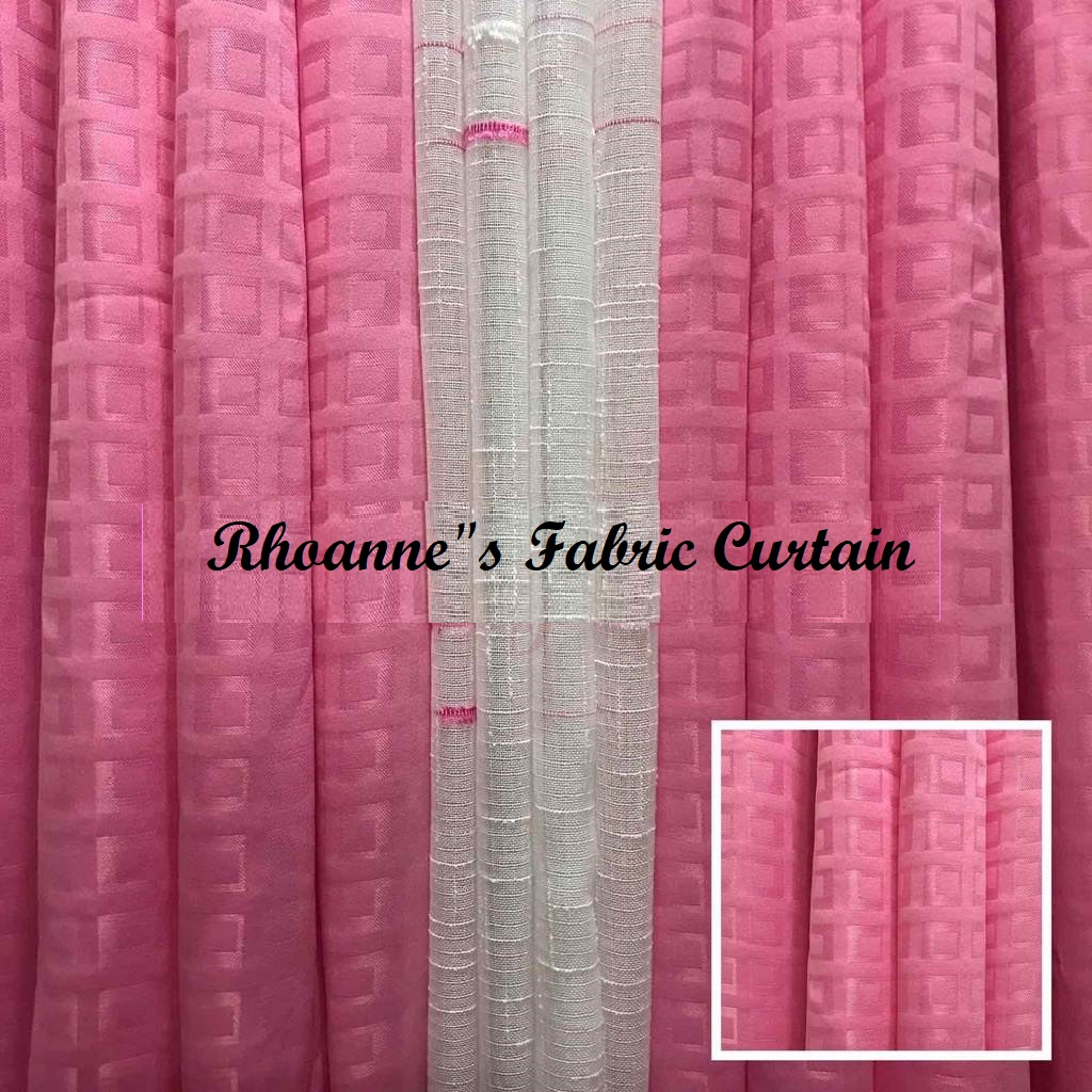 3 IN 1 SET RING CURTAINS (6FT.7FT.) ENCHANTRES/KATRINA and LINEN