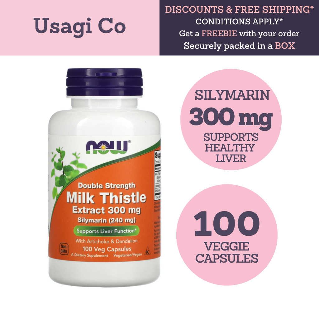 thumbnail image 2 of NOW Foods Milk Thistle Extract, Double Strength, 300 Mg, 200 Veg Capsules - Liver Health Support, Gluten-Free, Vegan 2 of 4
