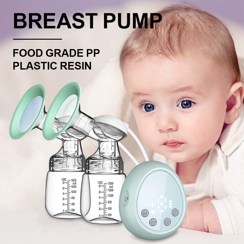 breast-pump-double-electric-pump-one-step-breastfeeding-painless